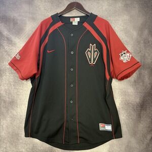 Vintage Nike Arizona Diamondbacks Jersey Mens‎ Large Black MLB Baseball D-Backs